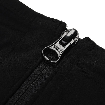 Black 2-in-1 Zip Waist Trainer Shaping Leggings