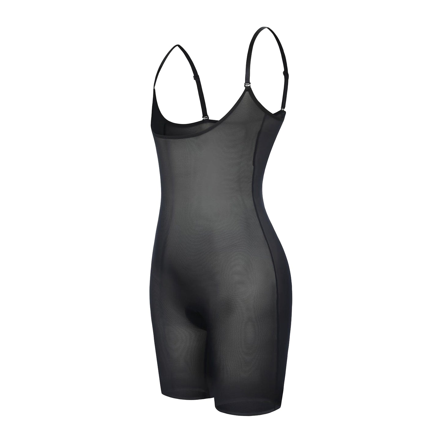 Wholesale Black Removable Straps Mesh Full Body Shaper Tummy Training