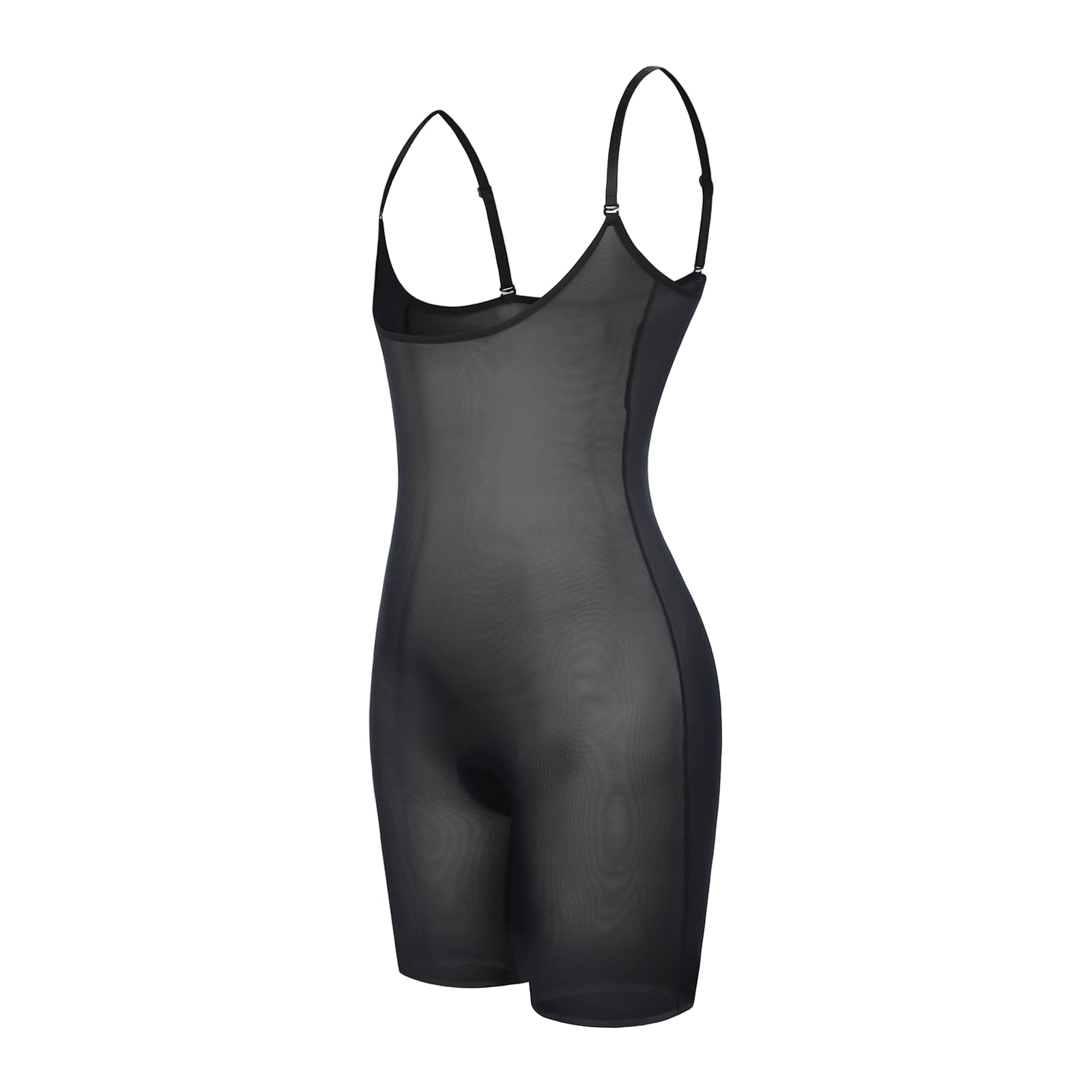 Wholesale Black Removable Straps Mesh Full Body Shaper Tummy Training