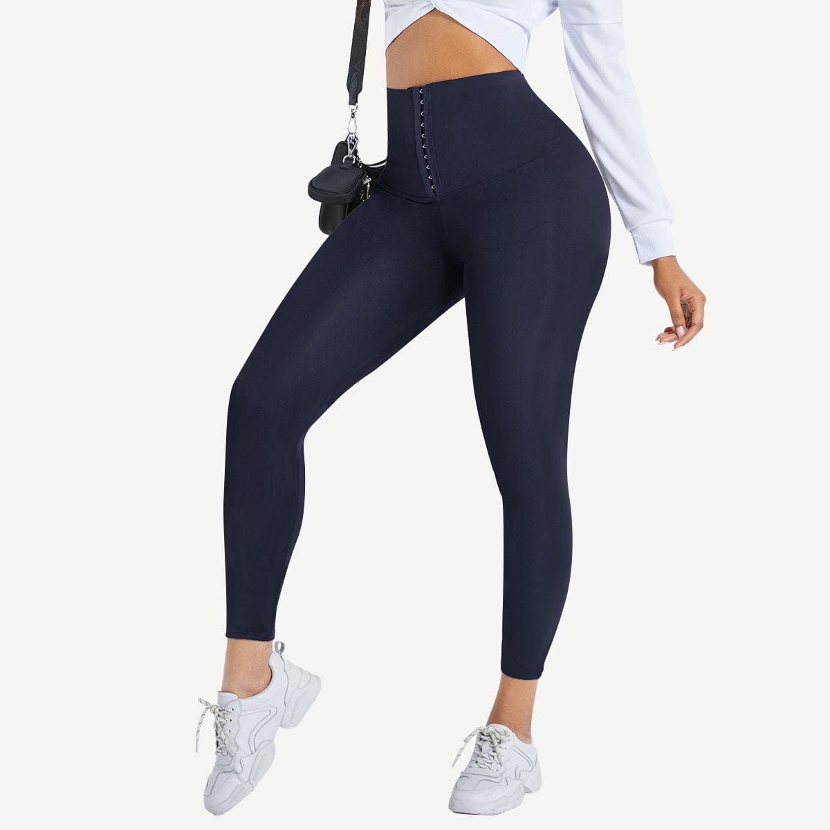 [USA Warehouse]Wholesale High Waist Pant Shaper Full Length Potential Reduction