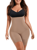 Wholesale Seamless Open-Bust Mid-Thigh Bodysuit