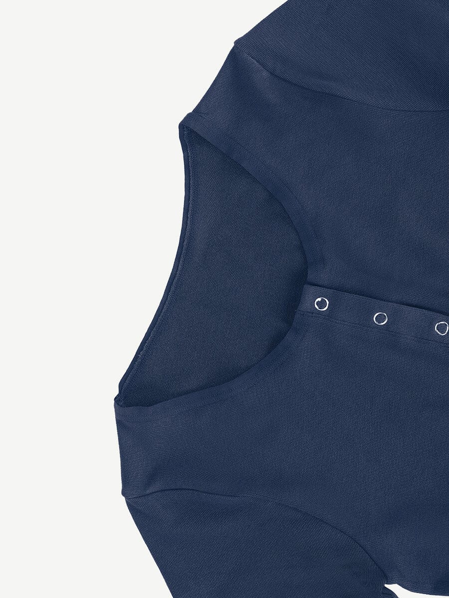 Seamless Outerwear Long-Sleeve Thong Bodysuit