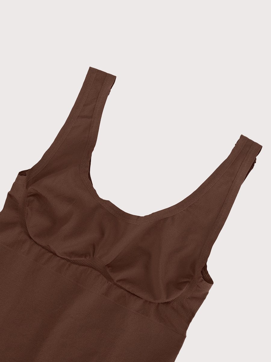 Eco-Friendly Seamless Tummy Control Thong Bodysuit
