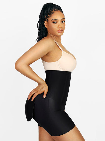High-Waisted Air-Slim Butt-Lifting Shapewear with Removable Pads