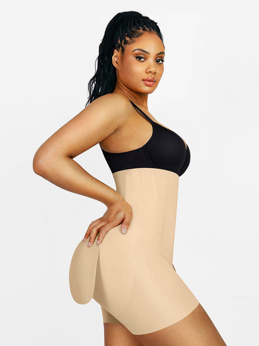 High-Waisted Air-Slim Butt-Lifting Shapewear with Removable Pads