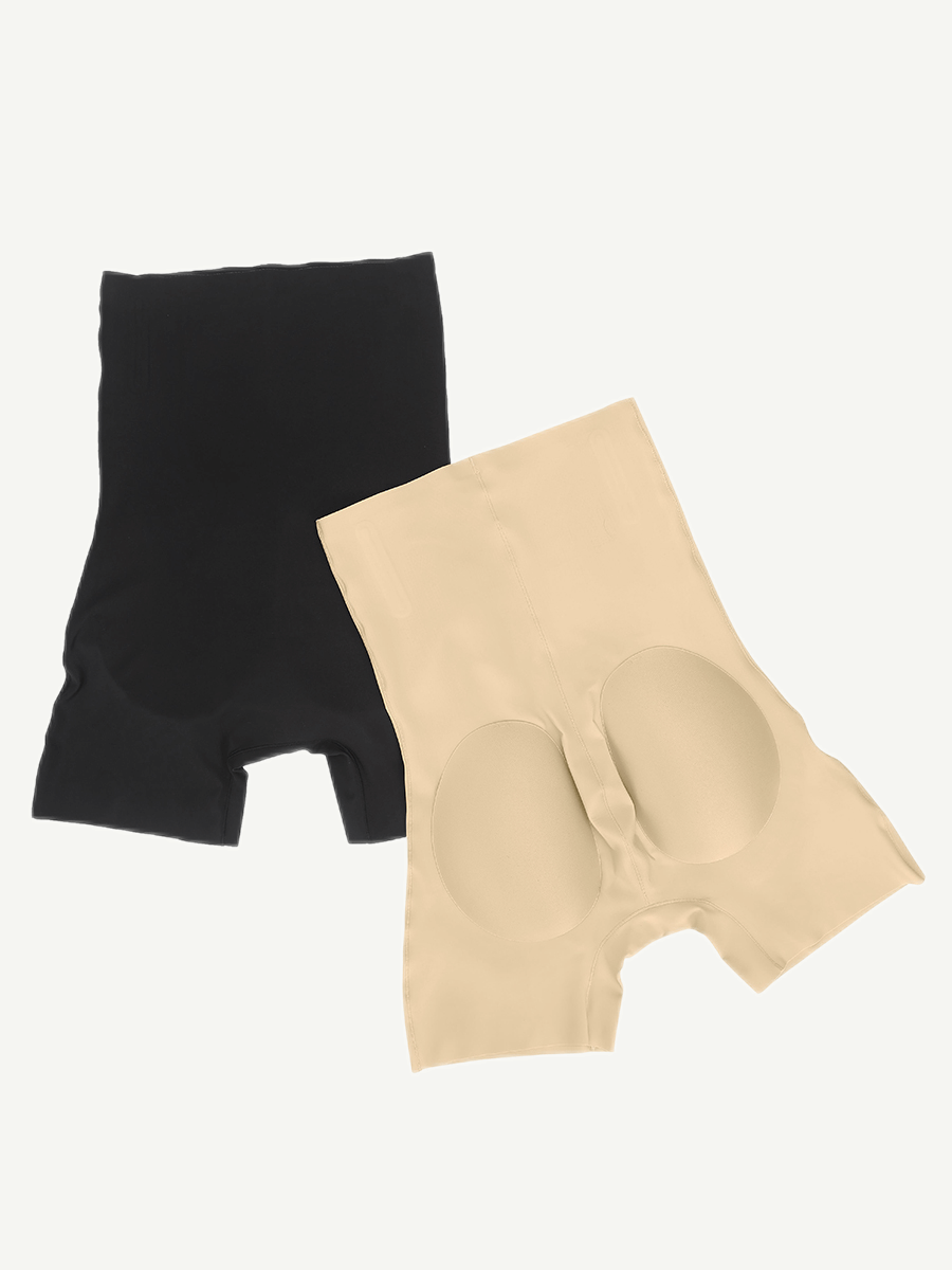 High-Waisted Air-Slim Butt-Lifting Shapewear with Removable Pads