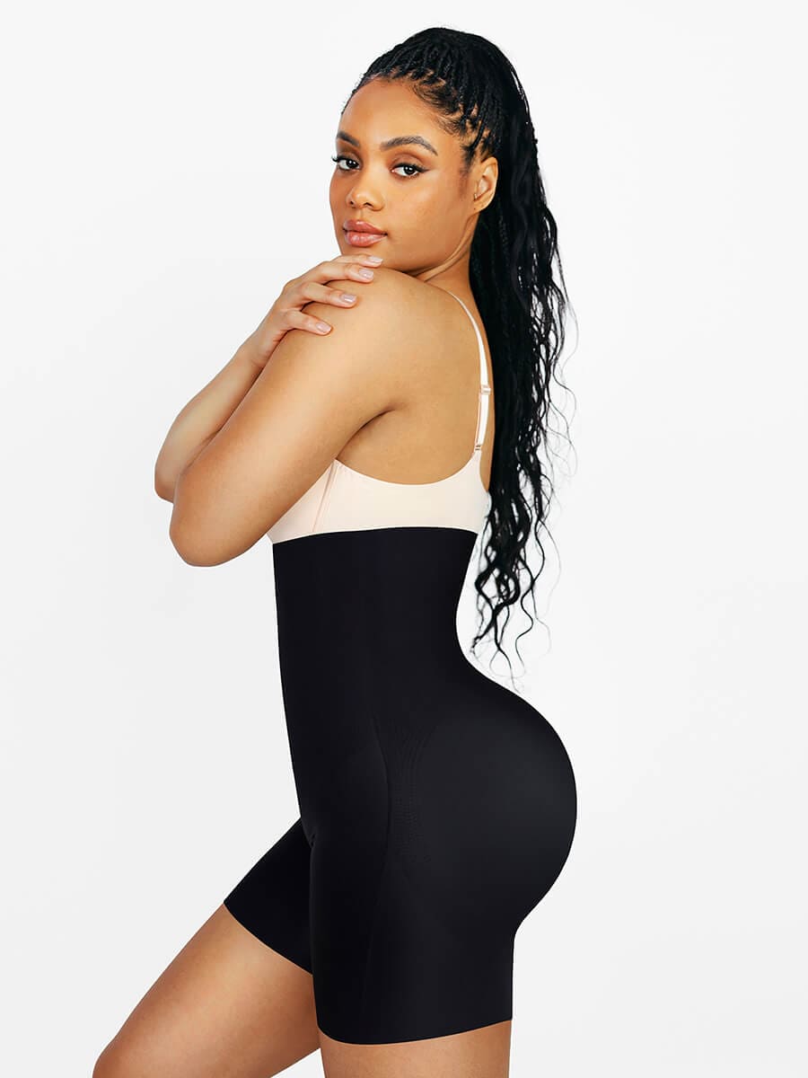High-Waisted Air-Slim Butt-Lifting Shapewear with Removable Pads
