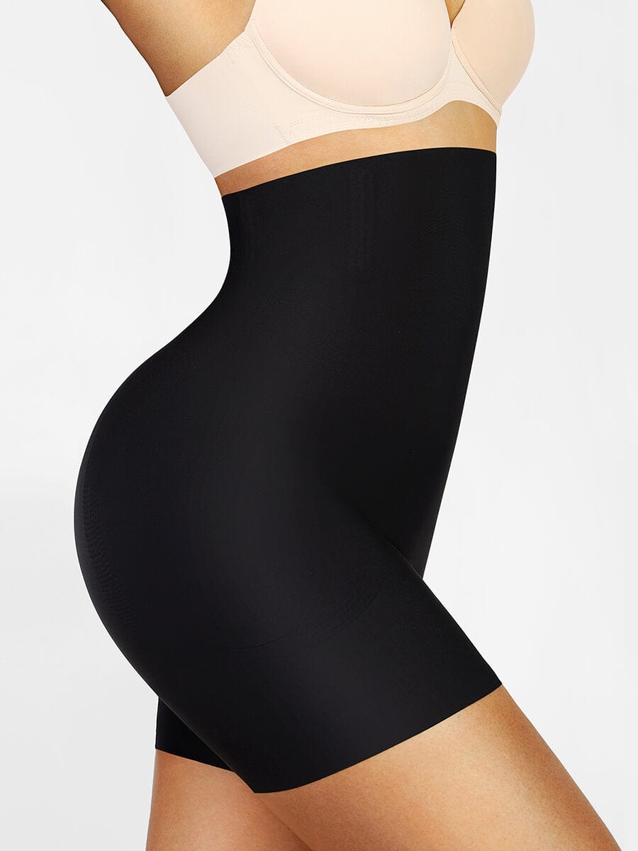 High-Waisted Air-Slim Butt Lifter with Removable Hip Pads