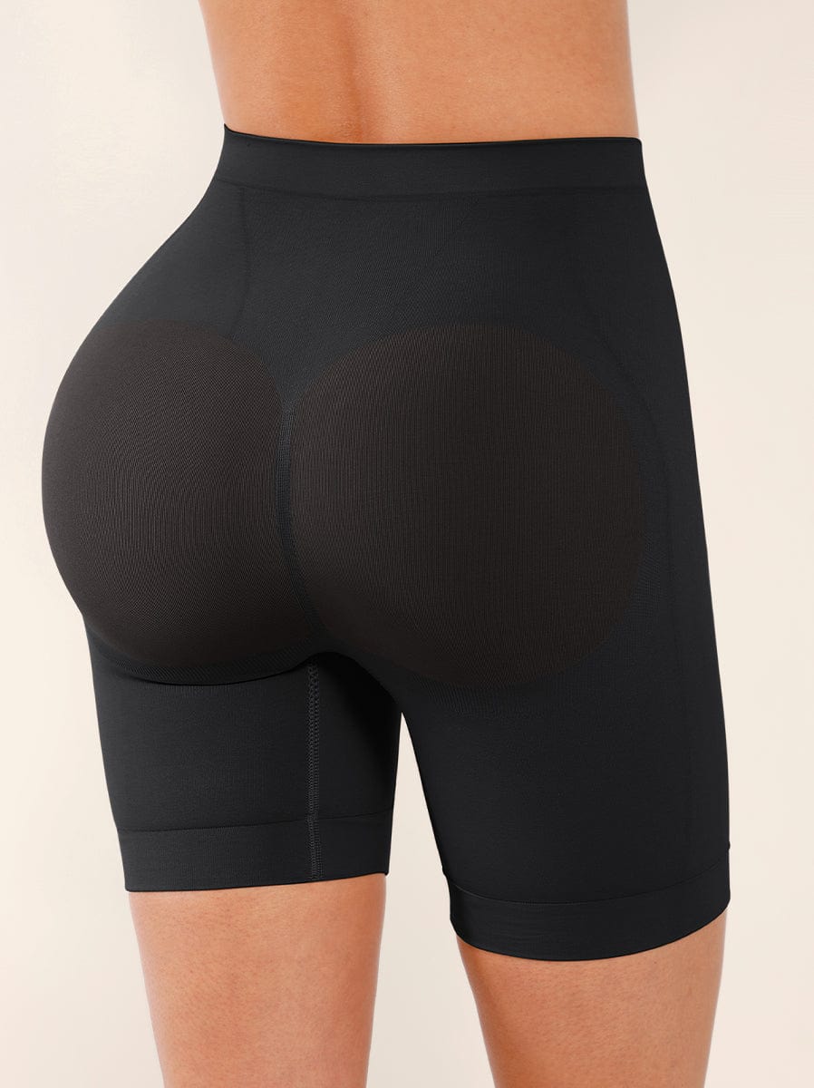 Seamless Mid-Waist Tummy Control Boyshorts