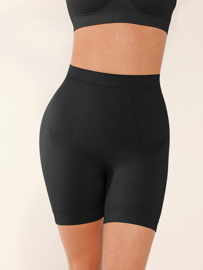 Seamless Mid-Waist Tummy Control Boyshorts