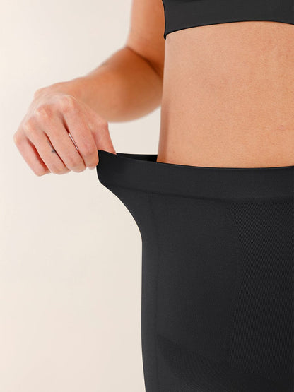 Seamless Mid-Waist Tummy Control Boyshorts