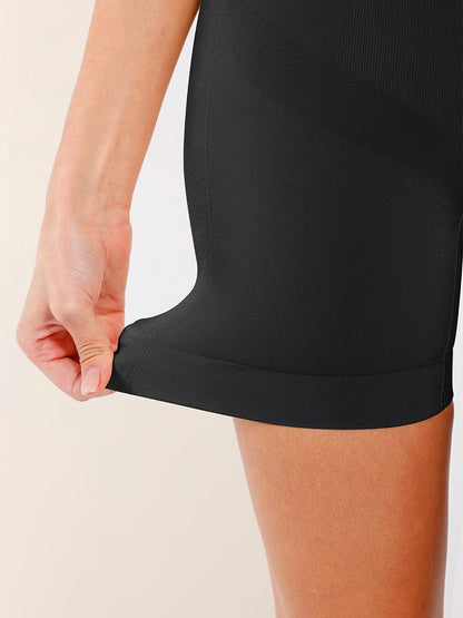 Seamless Mid-Waist Tummy Control Boyshorts