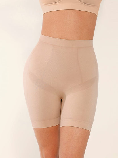 Seamless Mid-Waist Tummy Control Boyshorts