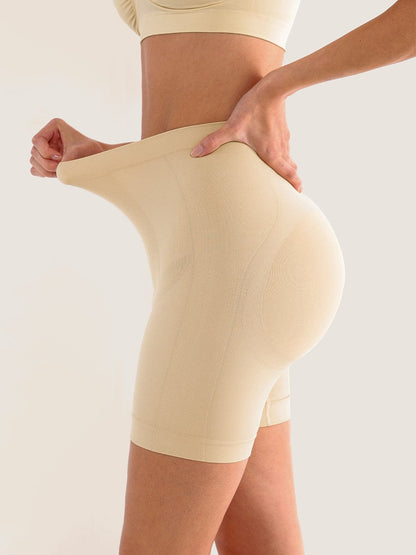 Seamless Mid-Waist Tummy Control Boyshorts