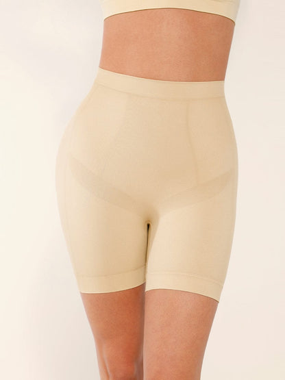 Seamless Mid-Waist Tummy Control Boyshorts