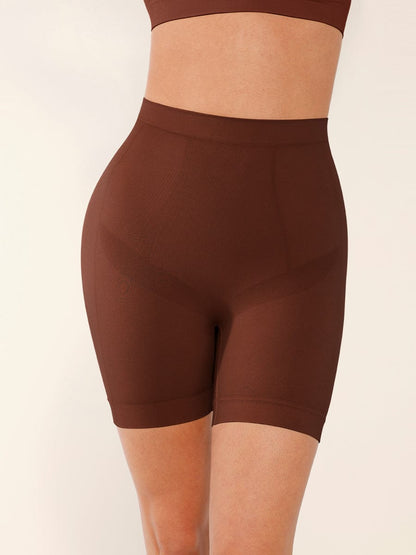 Seamless Mid-Waist Tummy Control Boyshorts