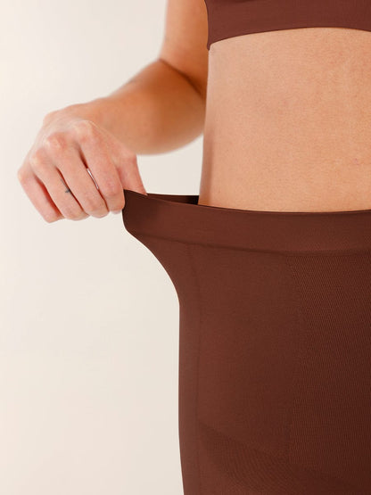 Seamless Mid-Waist Tummy Control Boyshorts