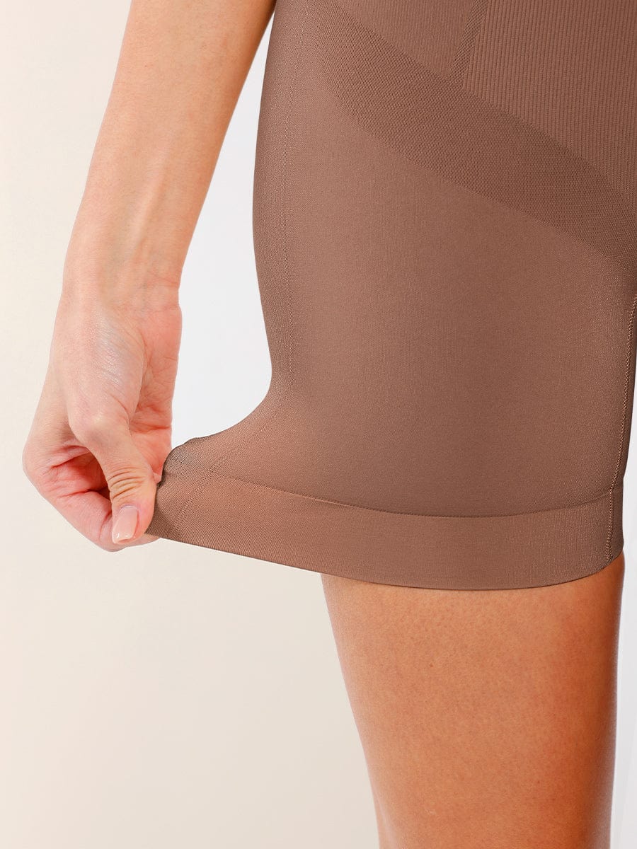 Seamless Mid-Waist Tummy Control Boyshorts