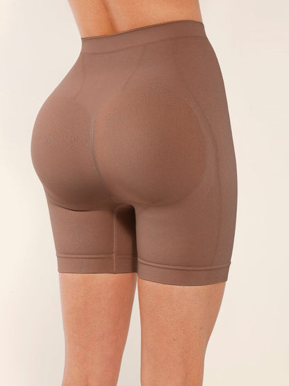 Seamless Mid-Waist Tummy Control Boyshorts