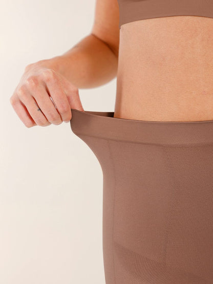 Seamless Mid-Waist Tummy Control Boyshorts