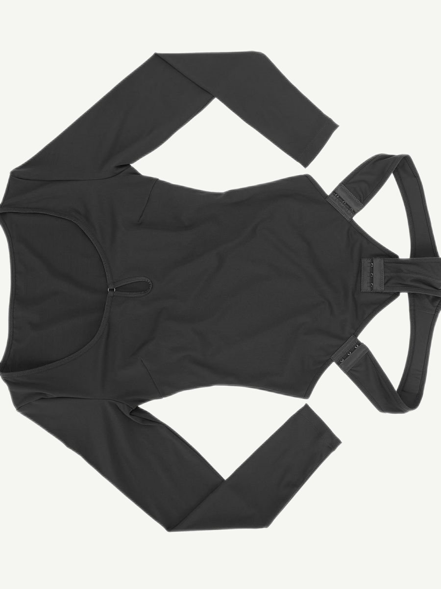 Scoop-Neck Butt-Lifting Shapewear Thong Bodysuit