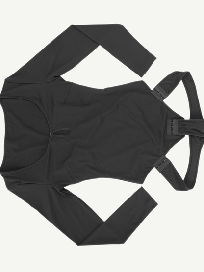 Scoop-Neck Butt-Lifting Shapewear Thong Bodysuit
