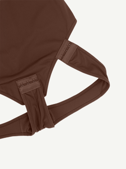 Scoop-Neck Butt-Lifting Shapewear Thong Bodysuit