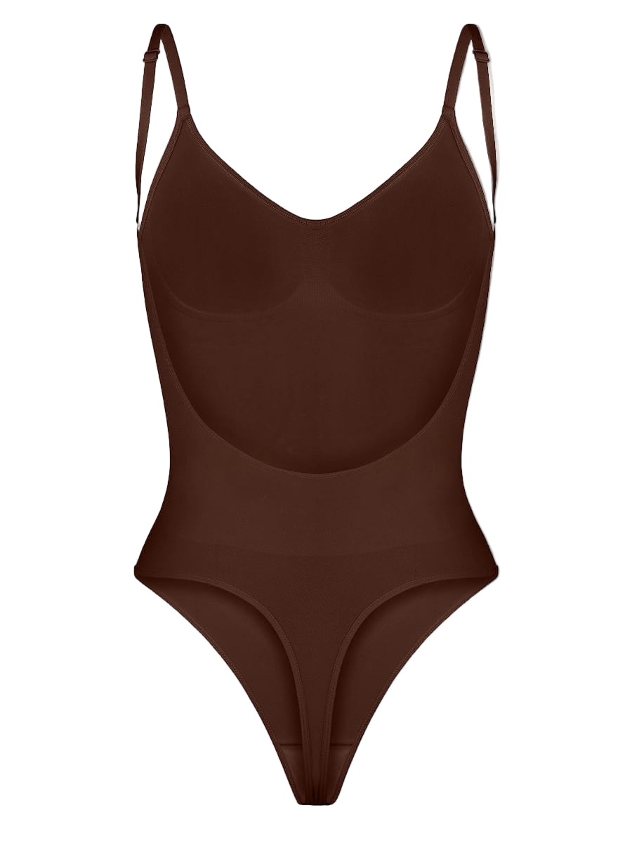 Wholesale Seamless Cover-Breast Open-Back Thong