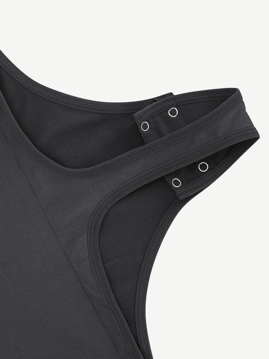 Eco-Friendly Seamless Turtleneck Long-Sleeve Thong Bodysuit