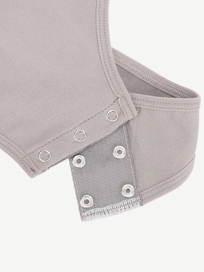 Eco-Friendly Seamless Turtleneck Long-Sleeve Thong Bodysuit