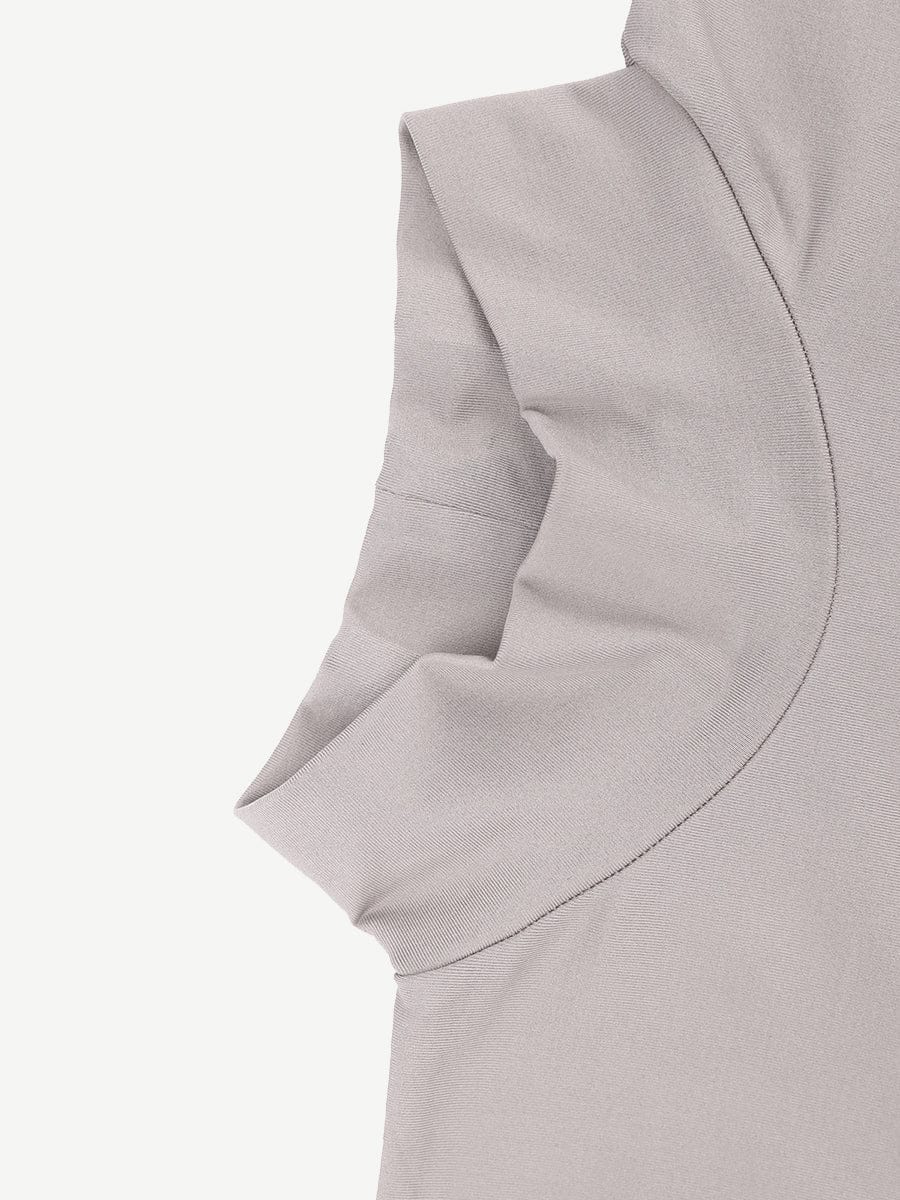 Eco-Friendly Seamless Turtleneck Long-Sleeve Thong Bodysuit