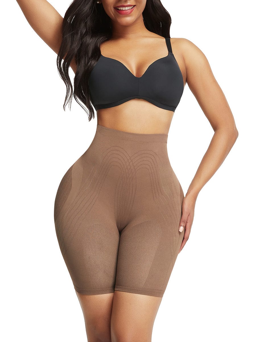 Women’s curve creator shapewear shorts with mesh butt design
