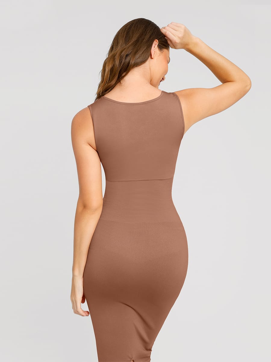 Eco-Friendly Seamless 360° Waist Control Suspender Maxi Dress