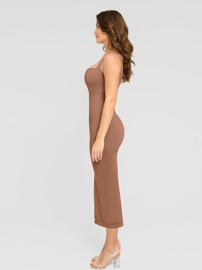 Eco-Friendly Seamless 360° Waist Control Suspender Maxi Dress