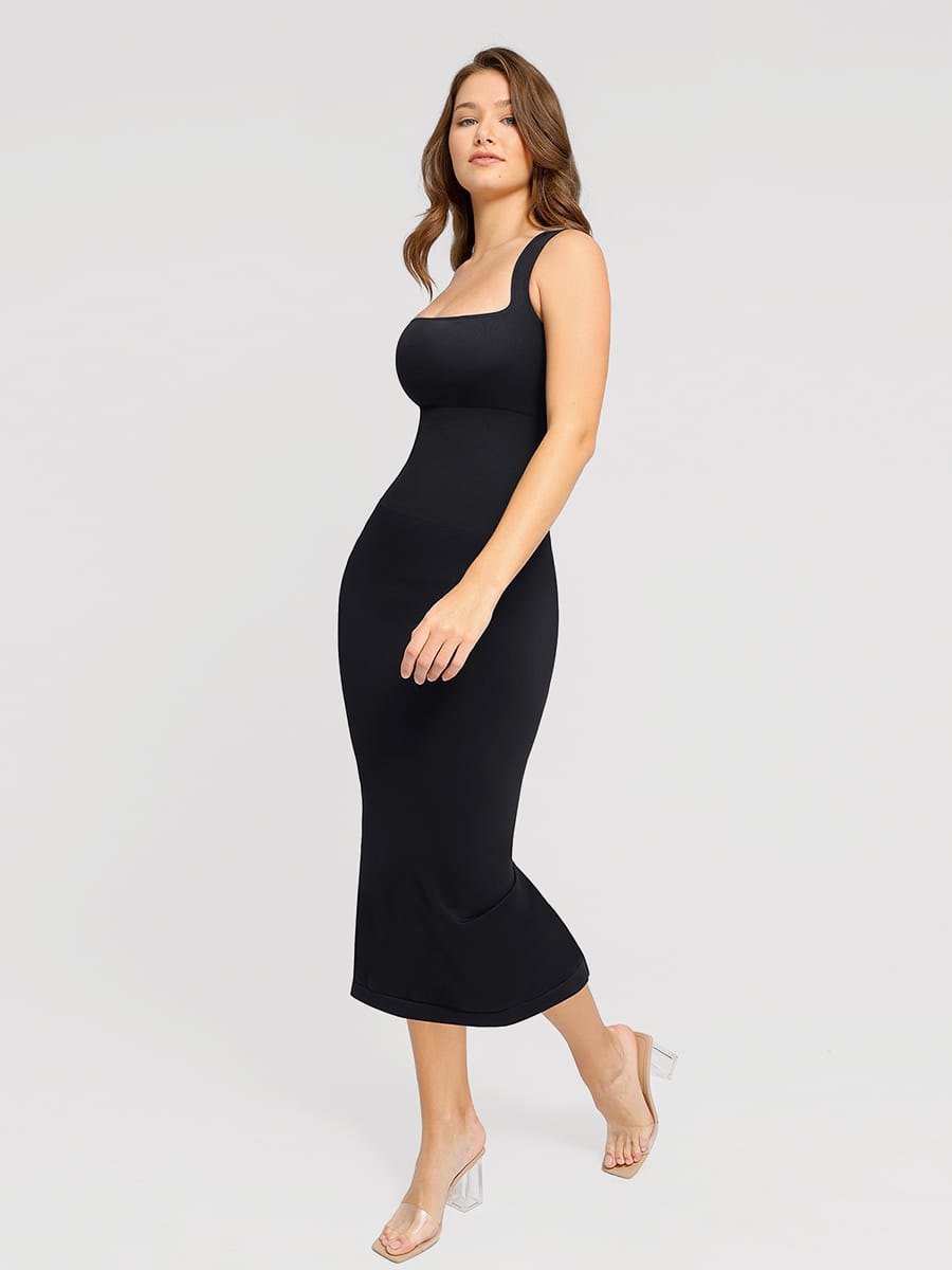 Eco-Friendly Seamless 360° Waist Control Suspender Maxi Dress