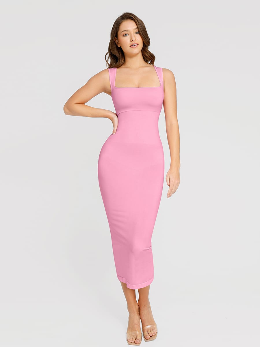 Eco-Friendly Seamless 360° Waist Control Suspender Maxi Dress