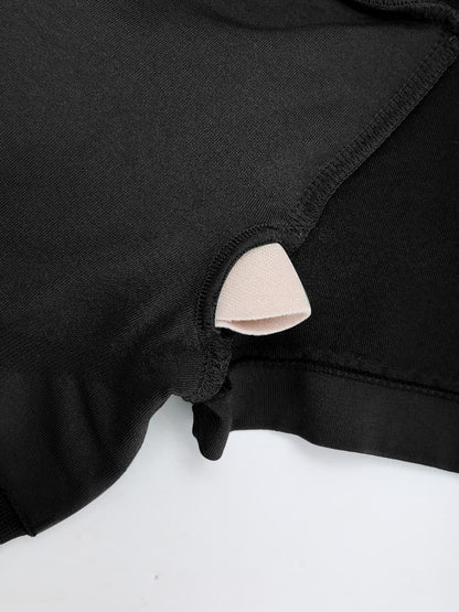 Eco-Friendly Seamless Short-Sleeve Outerwear Dress