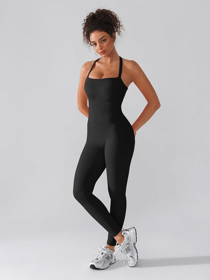 Seamless 2-in-1 Sports Waist & Tummy Control Jumpsuit