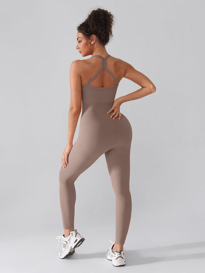 Seamless 2-in-1 Sports Waist & Tummy Control Jumpsuit