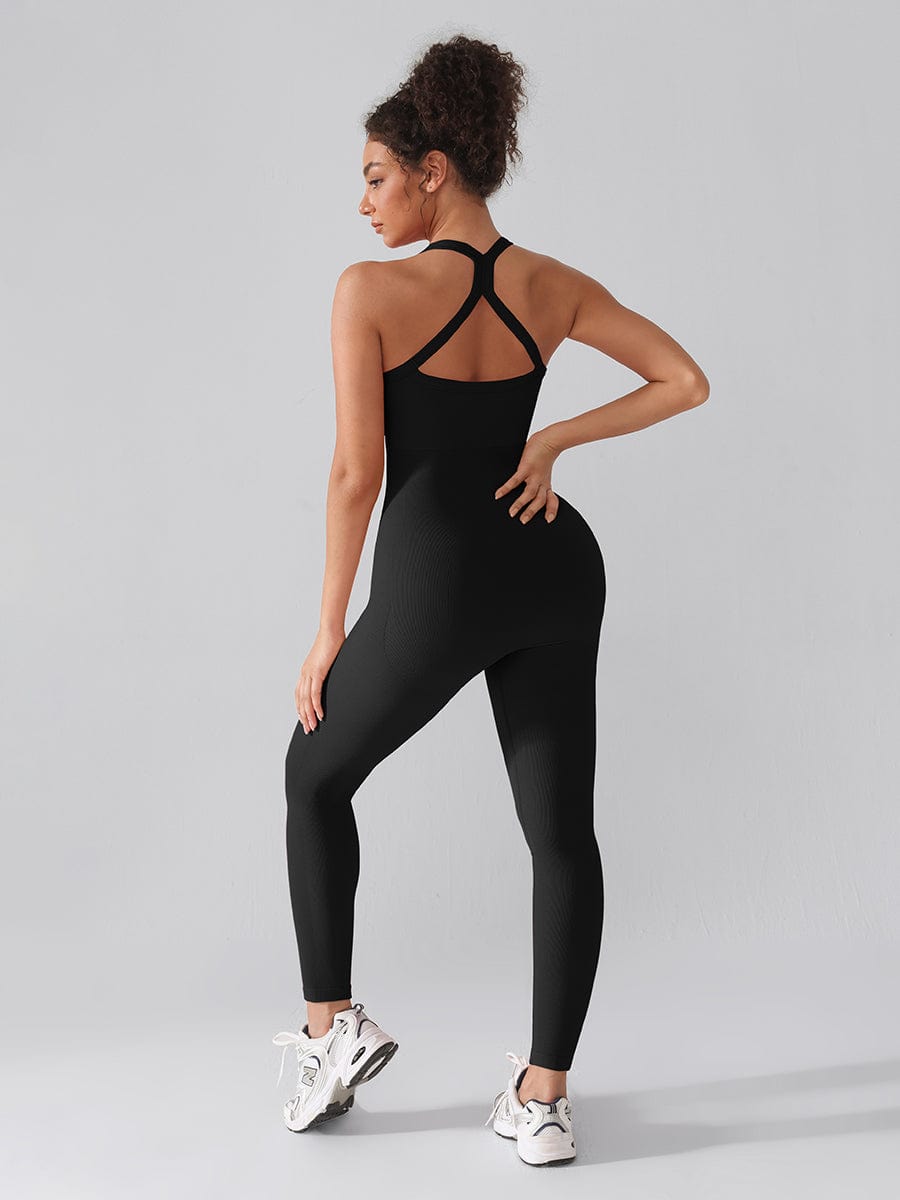 Seamless 2-in-1 Sports Waist & Tummy Control Jumpsuit