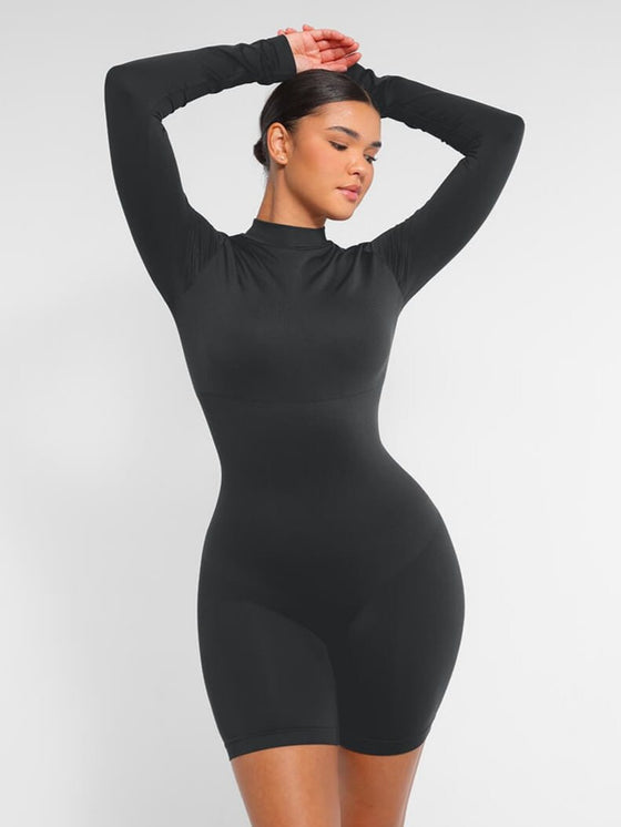 Seamless Bust Support Waist-Cinching Shaping Jumpsuit