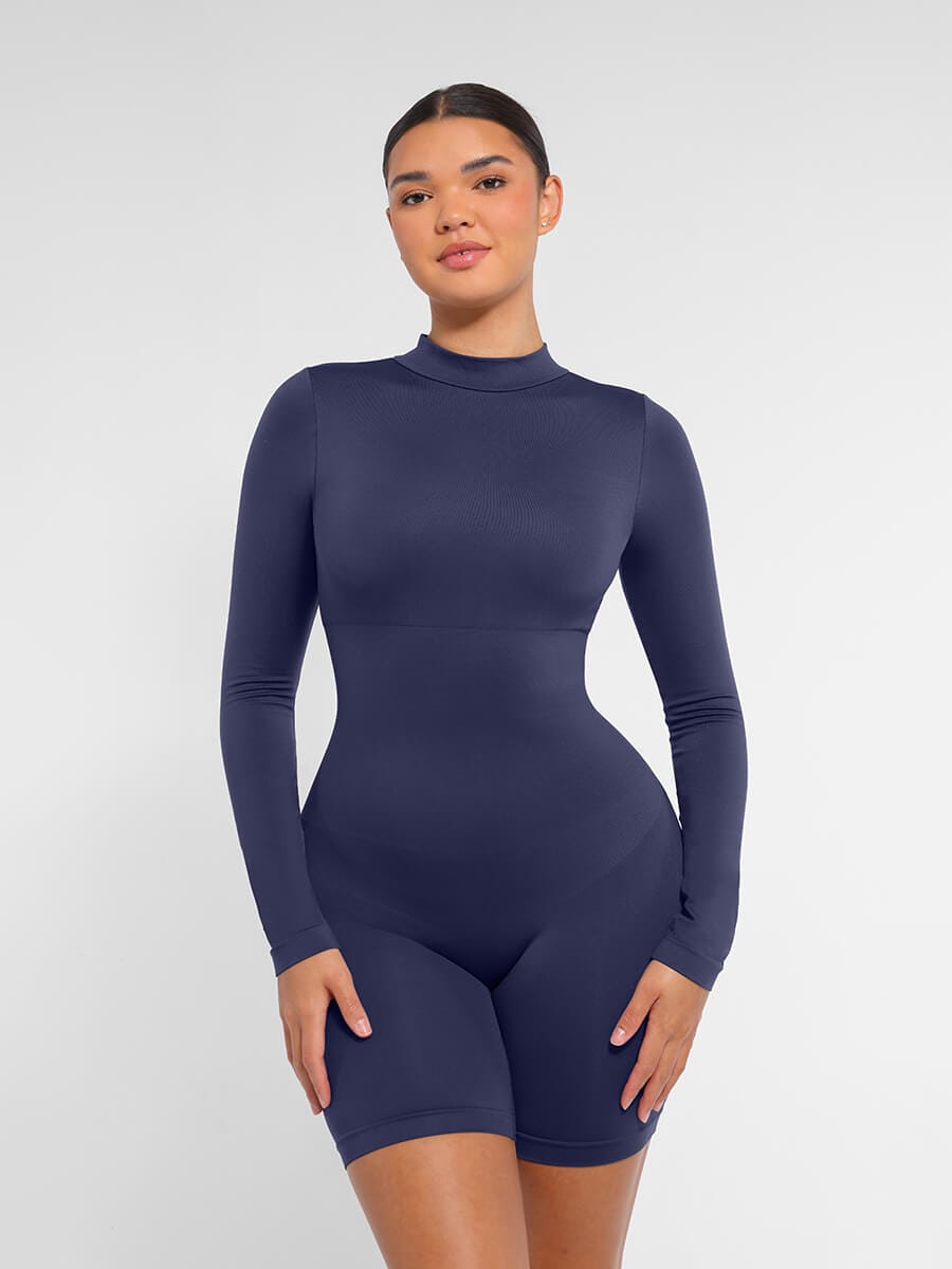 Seamless Bust Support Waist-Cinching Shaping Jumpsuit