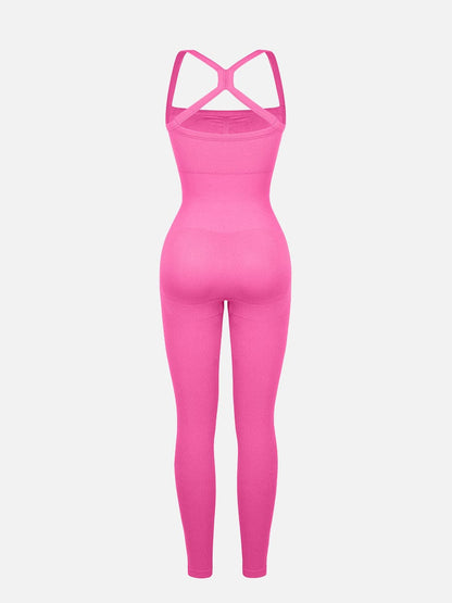 Seamless 2-in-1 Sports Waist & Tummy Control Jumpsuit