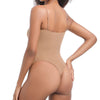 Buttery Soft Square Neck Shapewear Bodysuit – Sleeveless Tummy Control Thong Bodysuit Top for Women