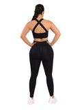 Wholesale Seamless Gym Top Sports Yoga Leggings Set