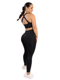 Wholesale Seamless Gym Top Sports Yoga Leggings Set