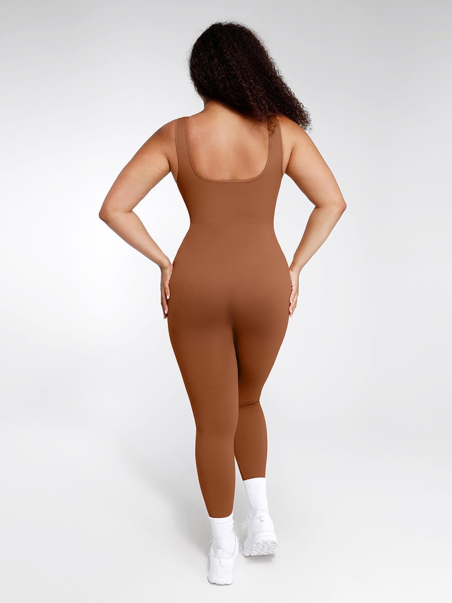 Eco-Friendly Seamless Maternity Support Jumpsuit