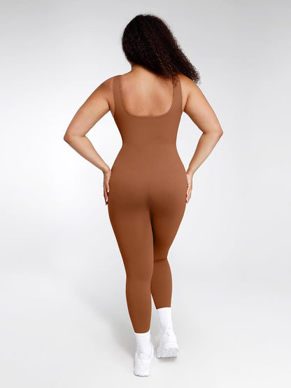 Eco-Friendly Seamless Maternity Support Jumpsuit