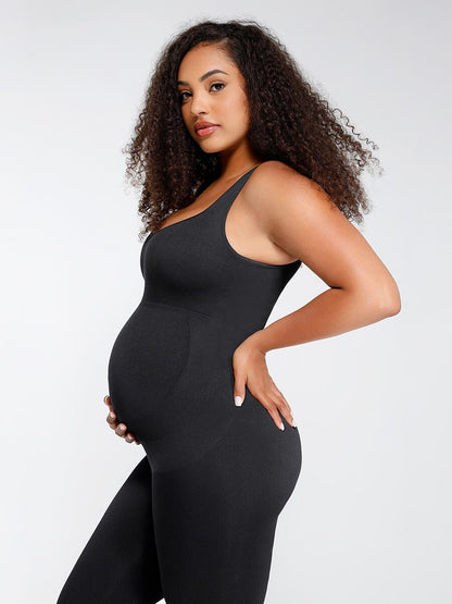 Eco-Friendly Seamless Maternity Support Jumpsuit