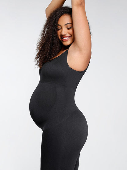 Eco-Friendly Seamless Maternity Support Jumpsuit
